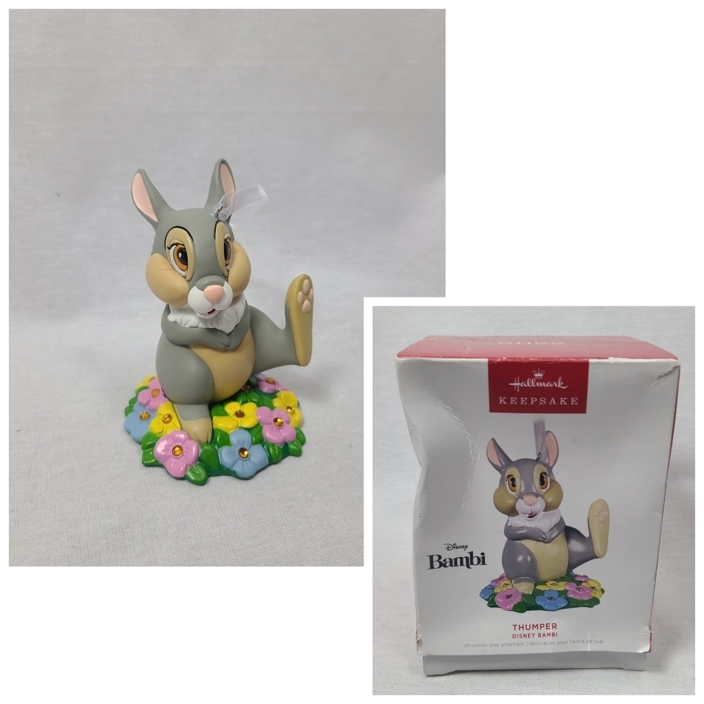 Hallmark 2022 Disney Bambi Thumper Metal Ornament